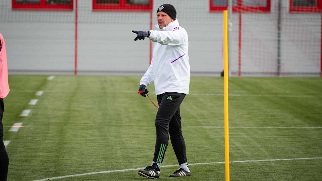 Holger Seitz im Training der FC Bayern Amateure