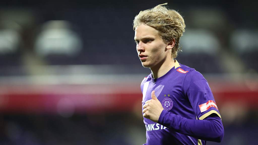 Frans Krätzig hat bereits elf Pflichtspiele für Austria Wien bestritten.