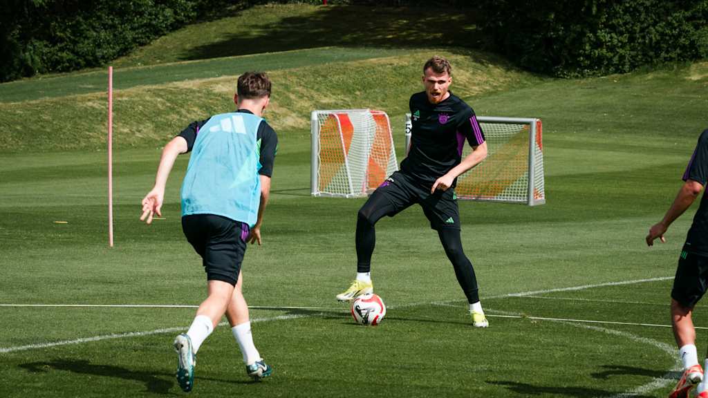 Steve Breitkreuz im Training der FC Bayern Amateure