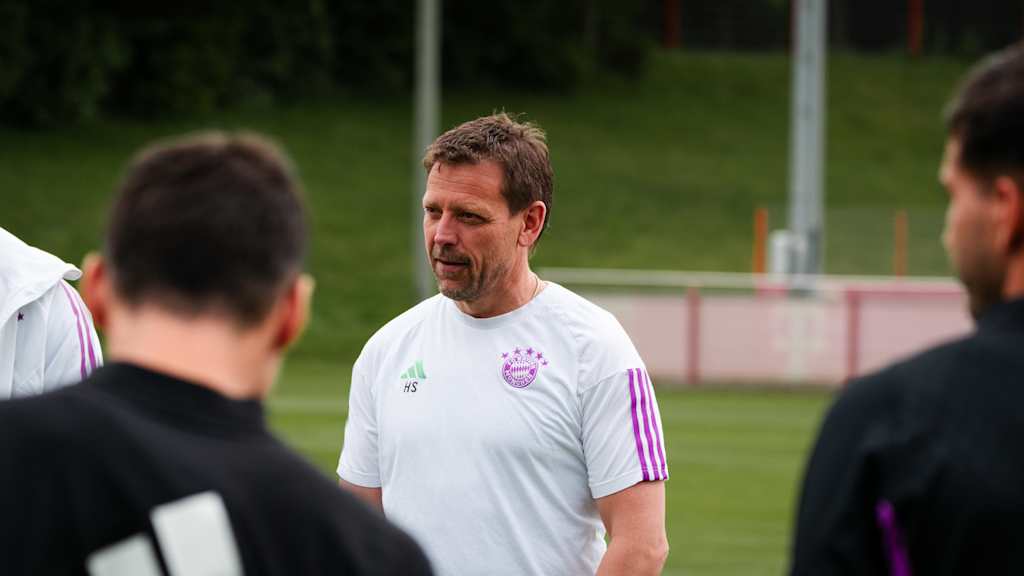 Holger Seitz im Training der FC Bayern Amateure.