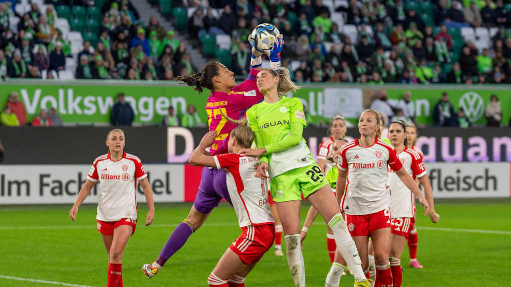 Mala Grohs während des Duells gegen den VfL Wolfsburg.