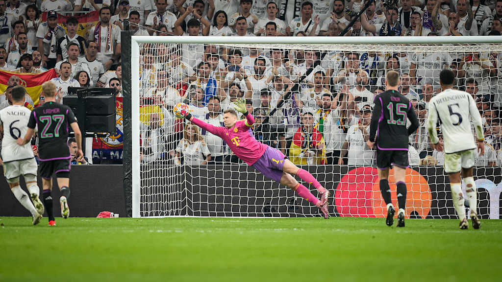 Szene aus dem Rückspiel im Champions League-Halbfinale des FC Bayern bei Real Madrid