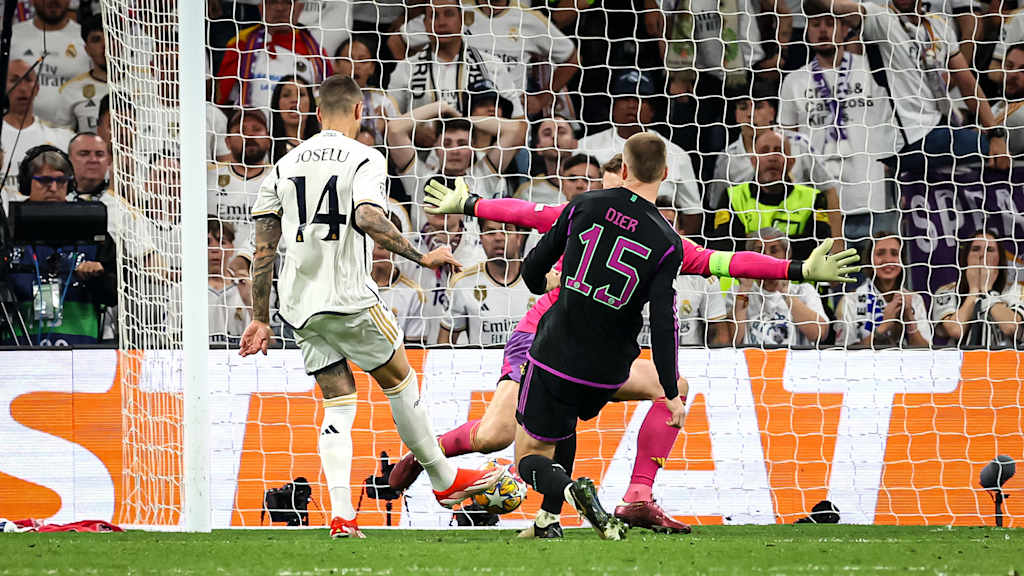 Szene aus dem Rückspiel im Champions League-Halbfinale des FC Bayern bei Real Madrid