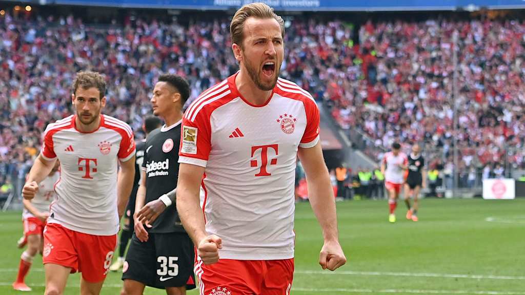 Im Heimspiel gegen Eintracht Frankfurt erzielte Kane beide Tore des FC Bayern.