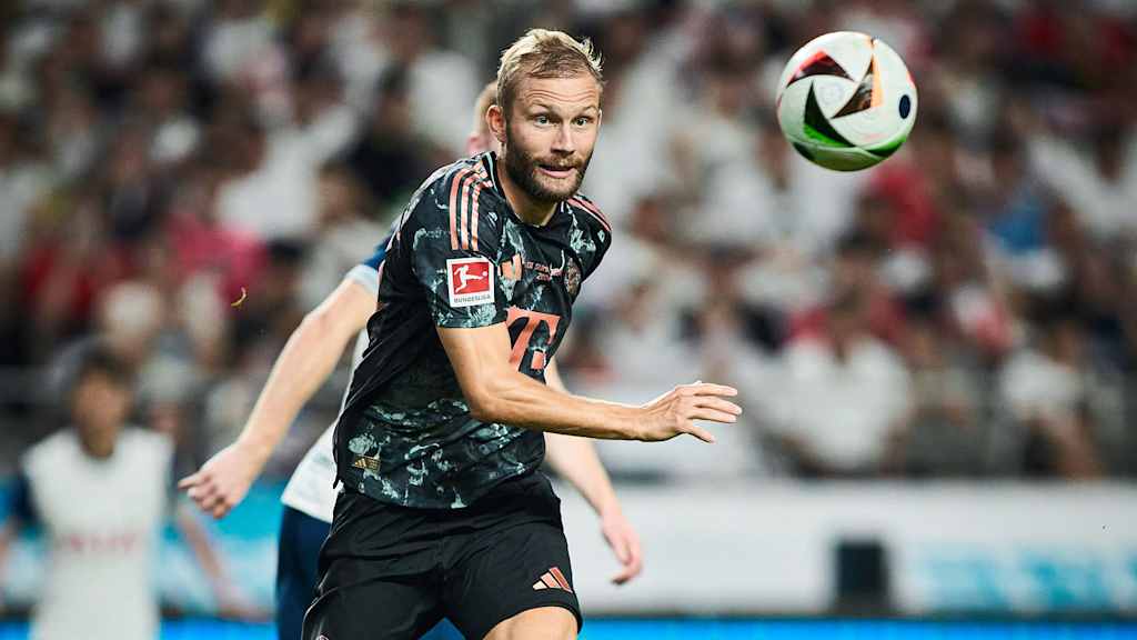 Konrad Laimer beim Testspiel in Seoul gegen Tottenham