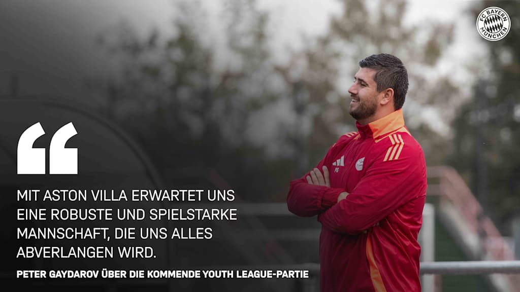 Peter Gaydarov im Training der FC Bayern U19.