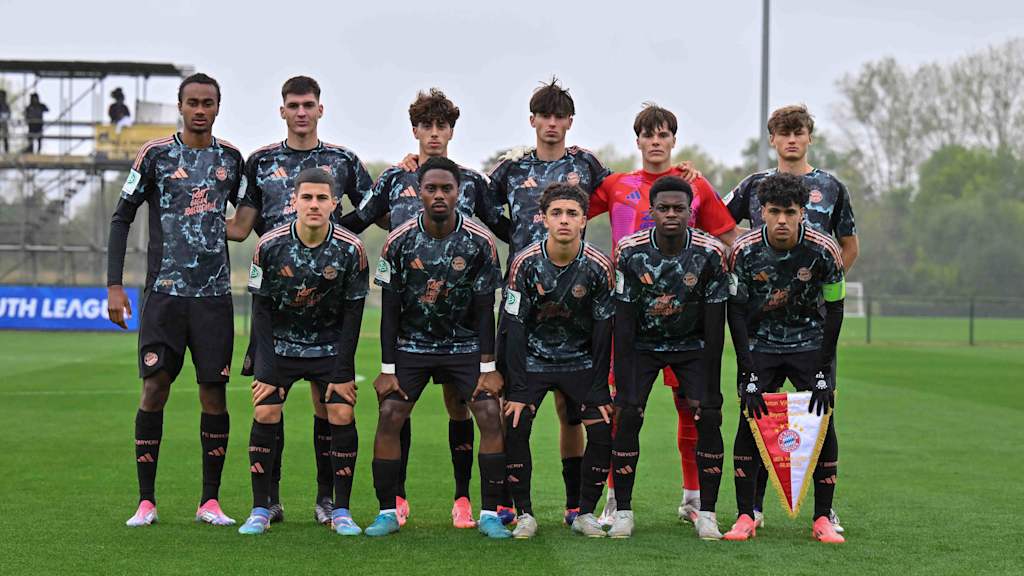 Die Startelf der FCB-U19 gegen Aston Villa.