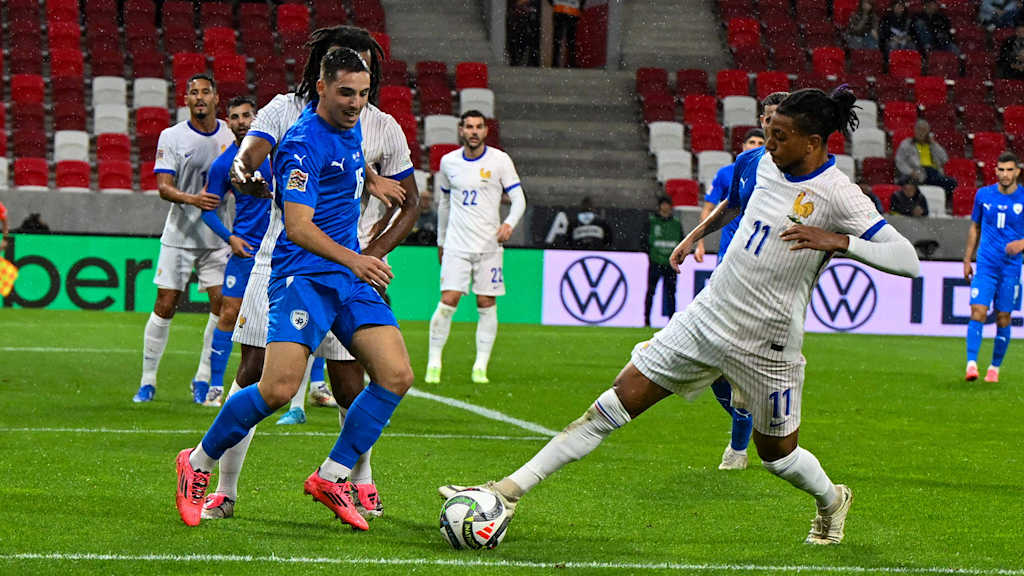 Michael Olise won his third senior cap for France against Israel.