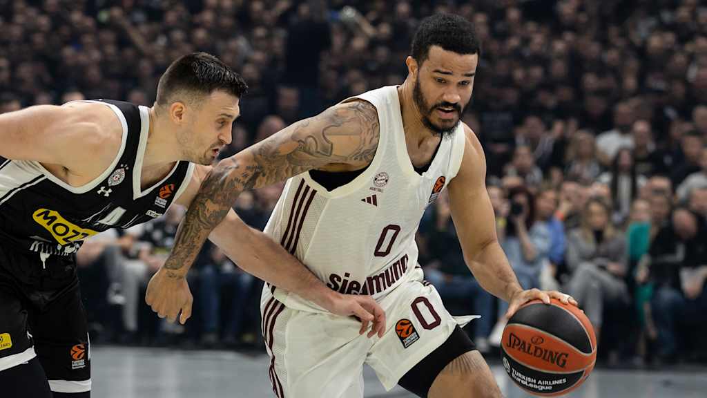 Nick Weiler-Babb and his colleagues face off with Partizan on Tuesday