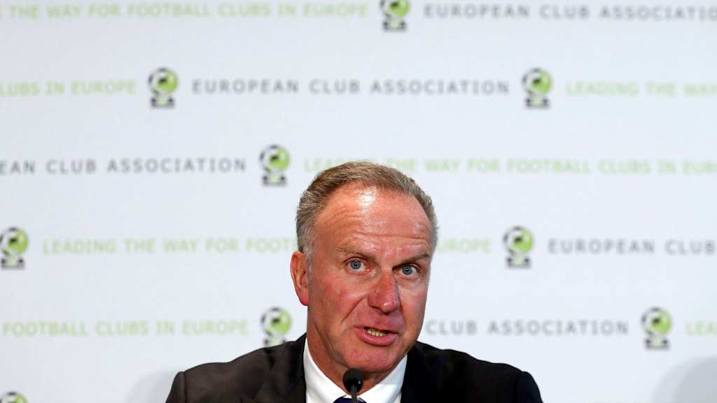 Karl-Heinz Rummenigge bei einer Tagung der ECA