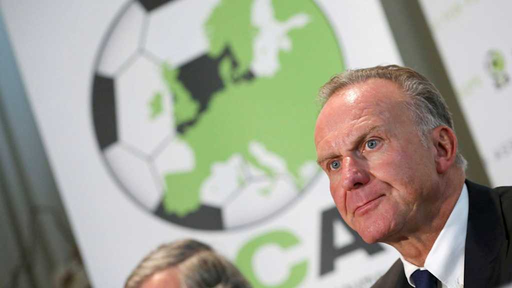 Karl-Heinz Rummenigge bei einer Tagung der ECA