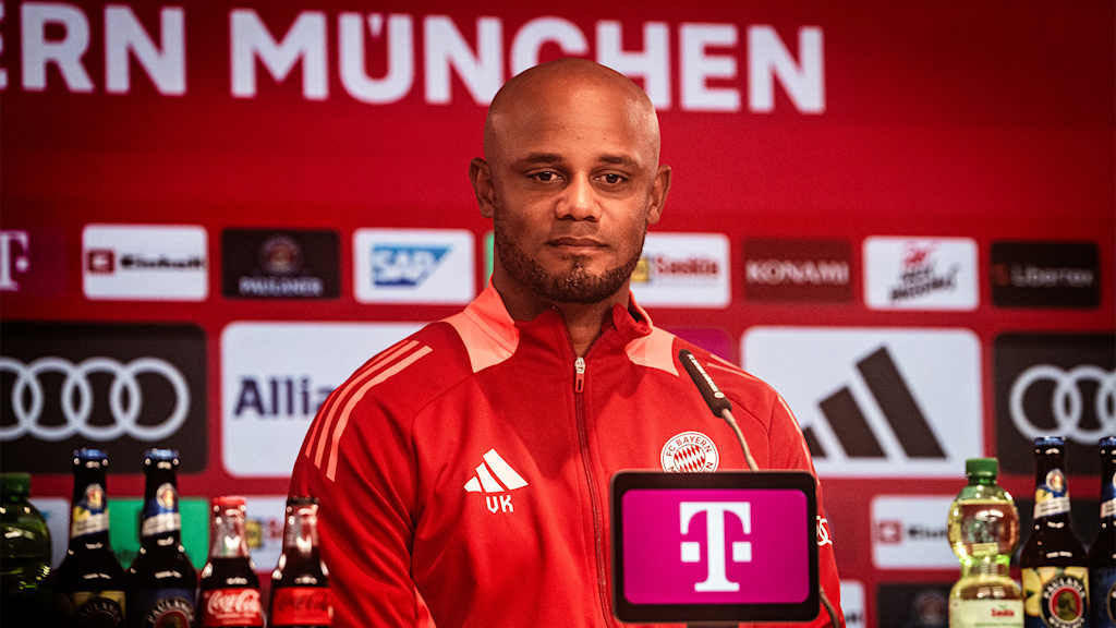 FC Bayern coach Vincent Kompany