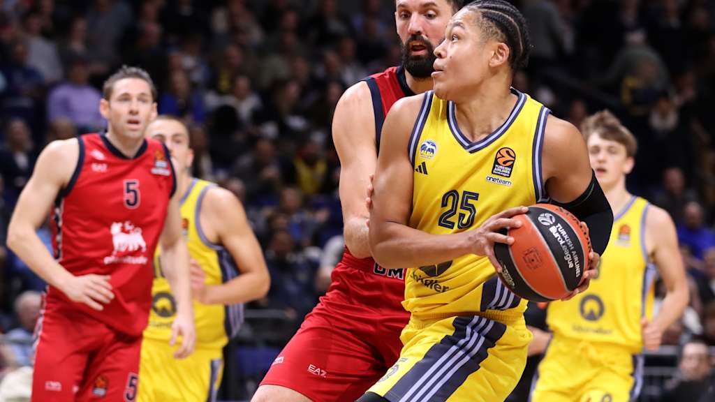 Without eight missing professional players, Alba Berlin defeated the favored Milan team led by Nikola Mirotic on Tuesday.