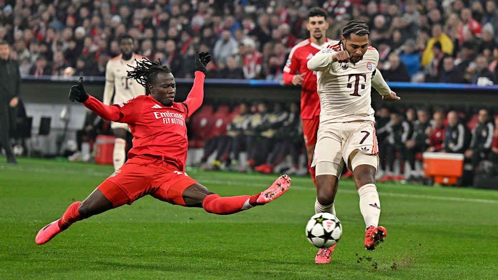 Bayern faced Benfica in the Champions League in November.