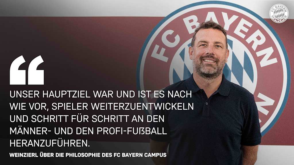 Zitat von Markus Weinzierl, Sportlicher Leiter am FC Bayern Campus