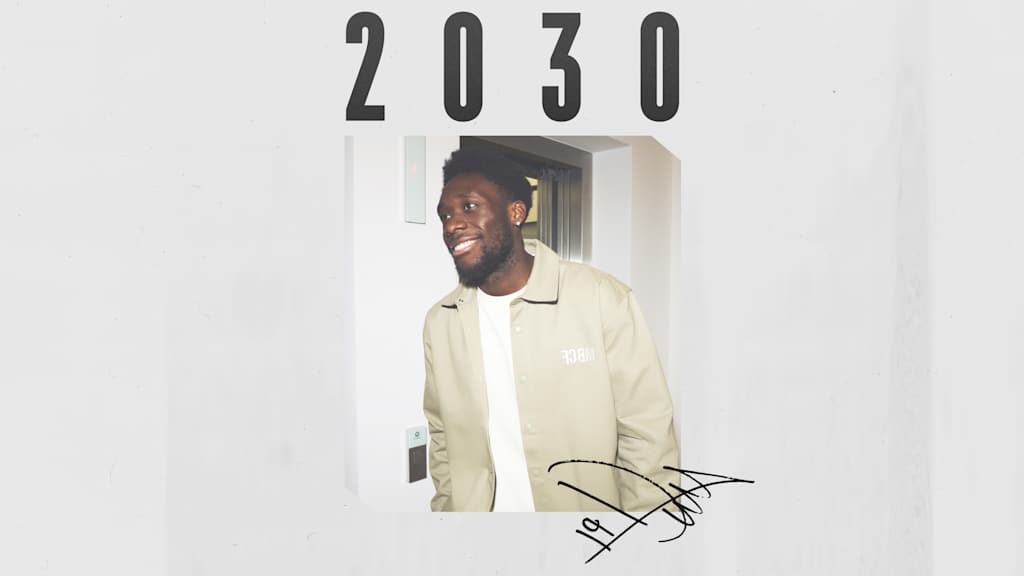 Alphonso Davies auf einem Album-Cover
