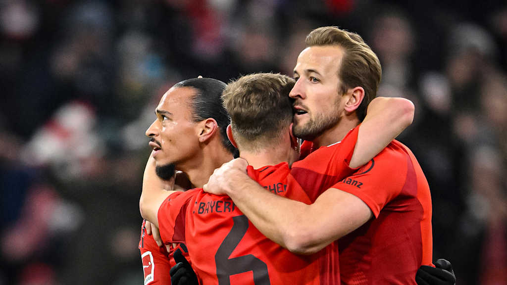 Harry Kane in FC Bayern’s match against Werder Bremen