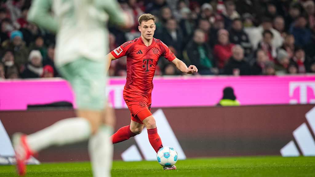 Joshua Kimmich in FC Bayern’s match against Werder Bremen