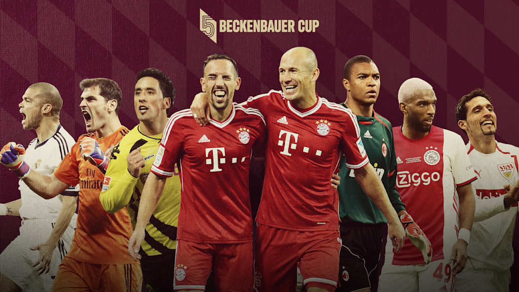 Graphic with images of Arjen Robben, Franck Ribéry & Co.