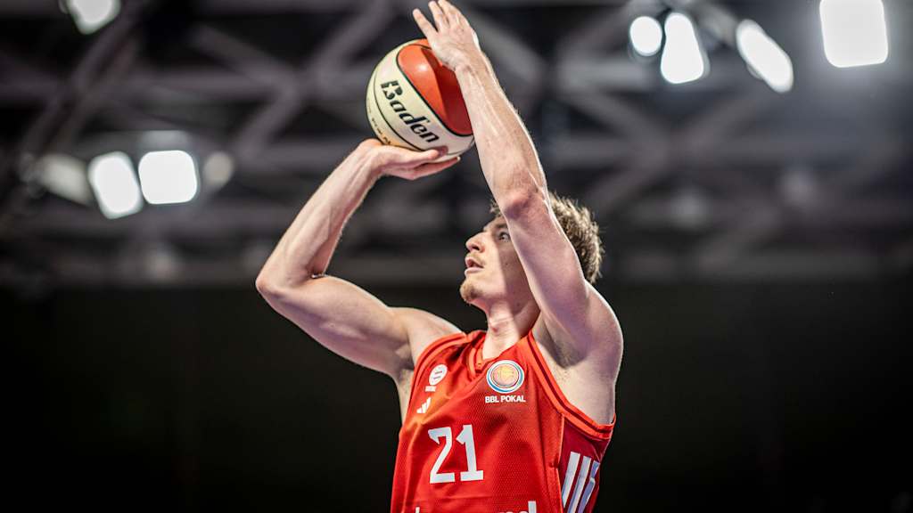 Justus Hollatz traf alle seiner Würfe gegen Braunschweig