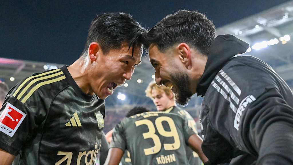 Wooyeong Jeong im schwarzen Trikot von Union Berlin.