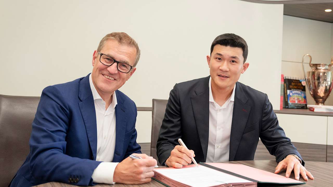 Minjae Kim Jan-Christian Dreesen FC Bayern