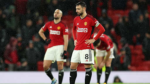 Spieler von Manchester United nach der Heimniederlage gegen den AFC Bournemouth