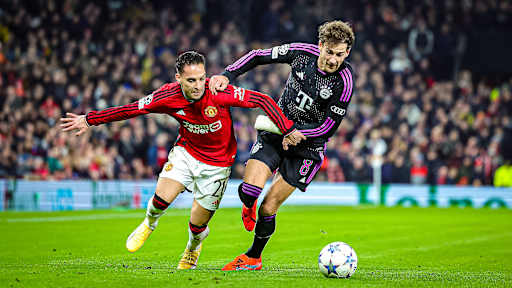 Spielszene des Champions League-Duells Manchester United gegen den FC Bayern