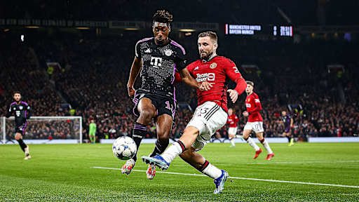 Spielszene des Champions League-Duells Manchester United gegen den FC Bayern