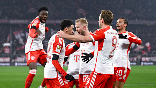 FC Bayern vs. Hoffenheim in the Bundesliga