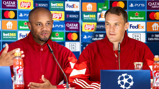 Pressekonferenz vor dem Spiel FC Bayern - Dinamo Zagreb  im Video