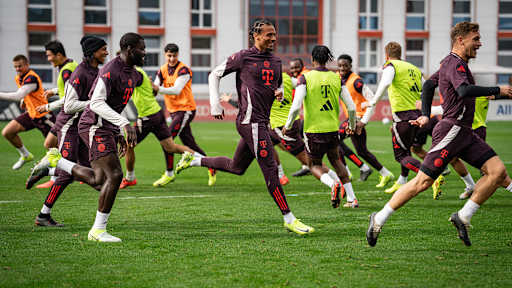 Bayern training before Stuttgart home game