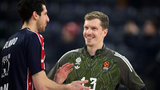 Der FC Bayern Basketball beim Heimspiel gegen Olimpia Mailand