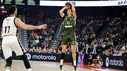 Der FC Bayern Basketball beim Heimspiel gegen Olimpia Mailand