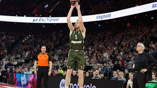 Der FC Bayern Basketball beim Heimspiel gegen Olimpia Mailand