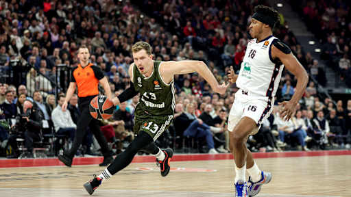 Der FC Bayern Basketball beim Heimspiel gegen Olimpia Mailand
