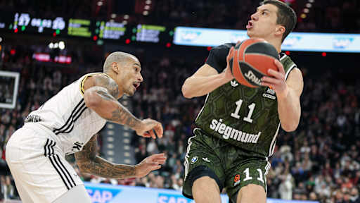 Der FC Bayern Basketball beim Heimspiel gegen Asvel Villeurbanne