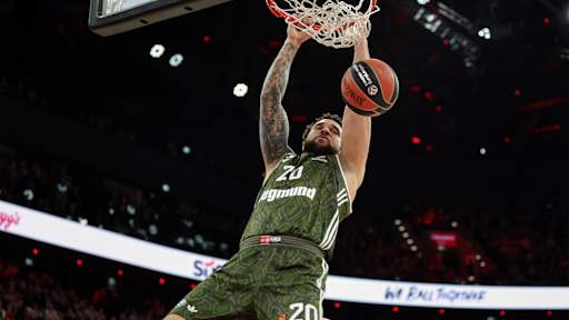 Der FC Bayern Basketball beim Heimspiel gegen Asvel Villeurbanne