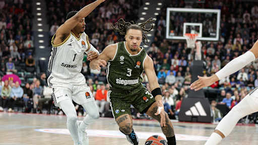 Der FC Bayern Basketball beim Heimspiel gegen Asvel Villeurbanne