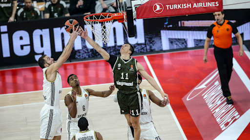 Der FC Bayern Basketball beim Heimspiel gegen Asvel Villeurbanne