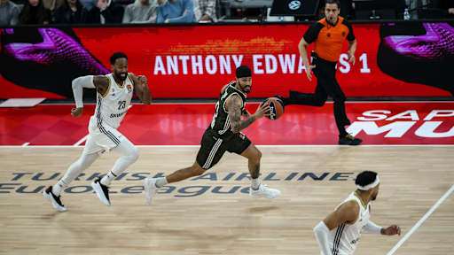 Der FC Bayern Basketball beim Heimspiel gegen Asvel Villeurbanne