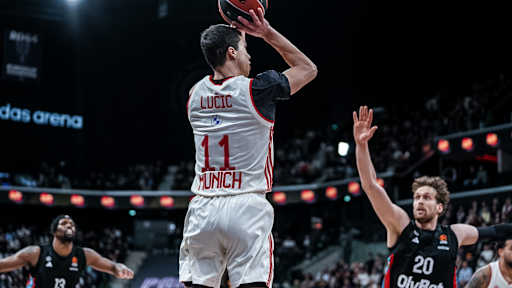 Der FC Bayern Basketball ist das erste Mal zu Gast in der adidas Arena in Paris