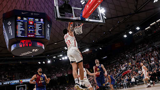 Bilder vom EuroLeague-Auswärtsspiel gegen Barcelona