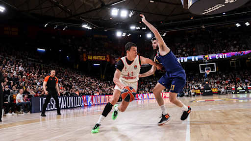 Bilder vom EuroLeague-Auswärtsspiel gegen Barcelona