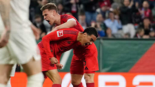 Jamal Musiala is the scorer of the FC Bayern April 2025 Goal of the Month