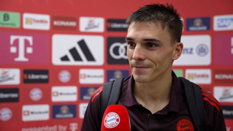 Joao Palhinha interview after the Bundesliga match against VfB Stuttgart