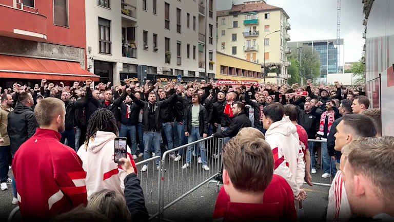 Entre bastidores del partido de Champions League del FC Bayern contra el Inter de Milán