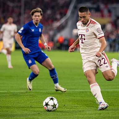 The Champions League match between FC Bayern and Dinamo Zagreb in pictures