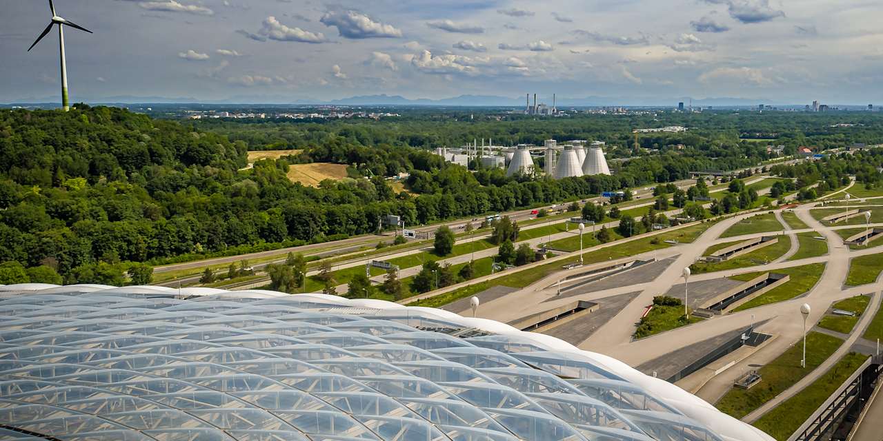 View over Allianz Arena