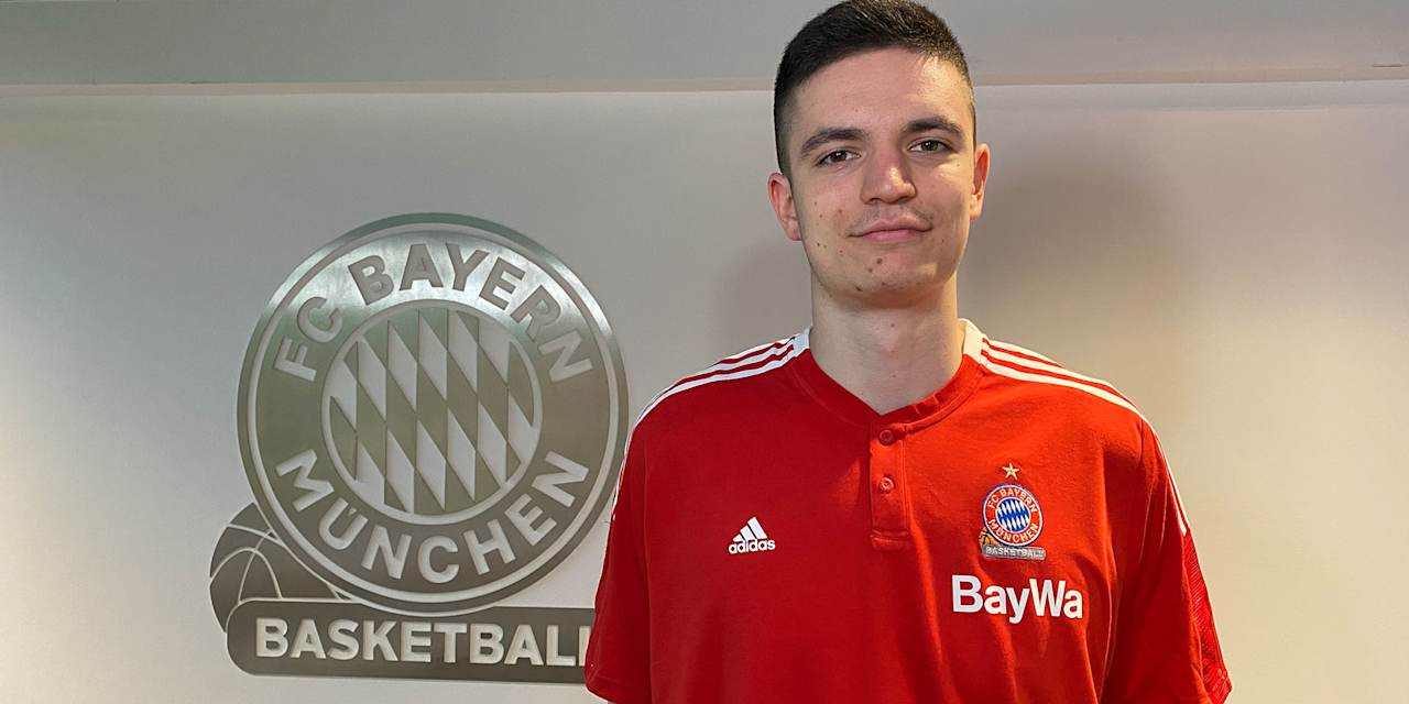 Das kroatische Center-Talent Danko Brankovic wechselt langfristig zum FC Bayern Basketball.